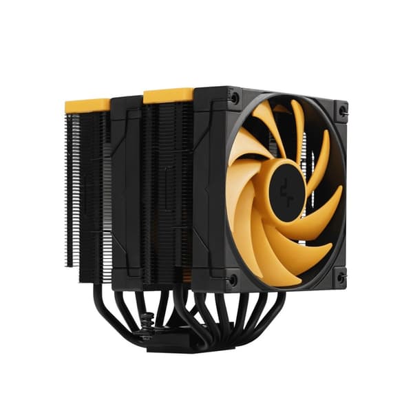 DeepCool AK620 Zero Dark Zoria -prosessorijäähdytin 12 cm musta, keltainen 1 kpl