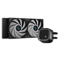 Miniatyrbillede 2 af 7: DeepCool LE520 Processor Alt-i-en væskekøler 12 cm Sort 1 stk