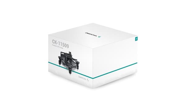 DeepCool CK-11509 Processorkylare 9,2 cm Aluminium, Svart 1 st