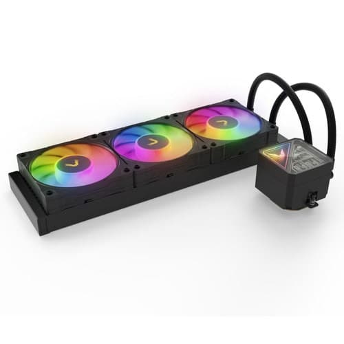 Valkyrie V360 Lite -prosessori, monitoiminestejäähdytin, 36 cm, musta musta
