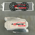 Miniatyrbillede 2 af 2: Universel Luft Vand Intercooler, Kompakte Dimensioner, Integrerede Ventilatorer,Intercooler OG VENTILATOR