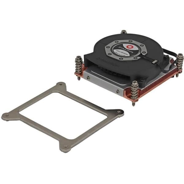 Inter-Tech Q-3 Kylfläns/Kylare - Svart - 8 cm - LGA 1700 - 125 W