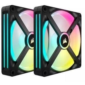 Fläkt - CORSAIR - QX RGB Serie - 140mm - Startkit - PWM med dynamisk RGB