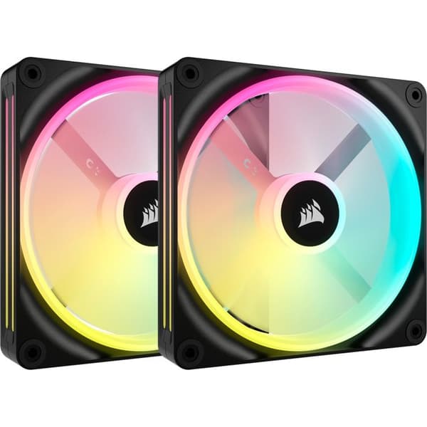Fläkt - CORSAIR - QX RGB Serie - 140mm - Startkit - PWM med dynamisk RGB