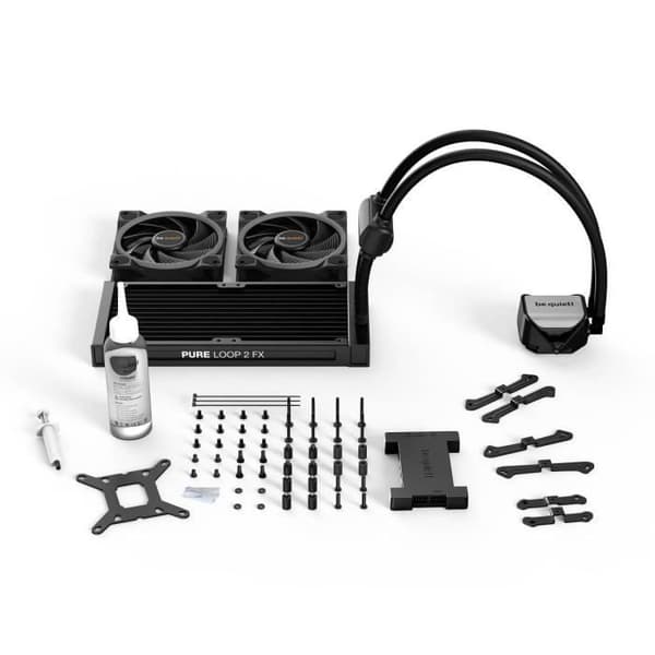 Var tyst! Pure Loop 2 FX 240mm - Vattenkylning