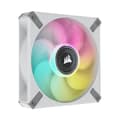 Miniatyrbild 1 av 4: CORSAIR ML ELITE Series Fläkt - ML120 RGB ELITE WHITE - Diameter 120 mm - Trippelpaket med belysningsnod CORE (CO-9050117-WW)