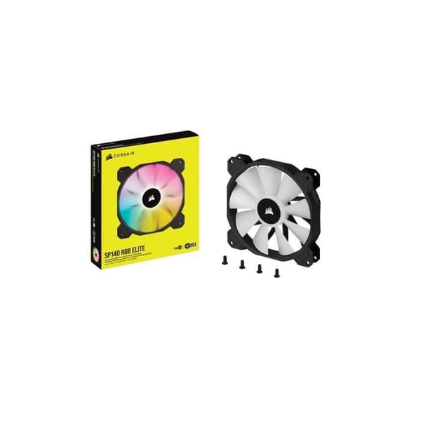 CORSAIR SP Series Fläkt - SP140 RGB ELITE - Diameter 140mm - RGB LED - Dubbelpack