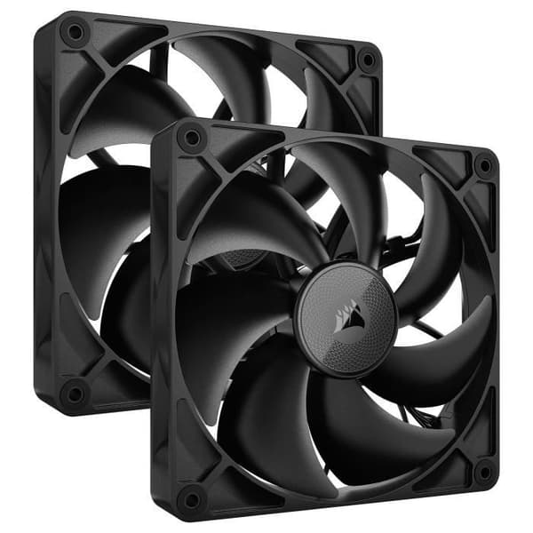 Fläkt - Corsair - iCUE LINK RX140 - 140mm - PWM - 2-pack - Svart