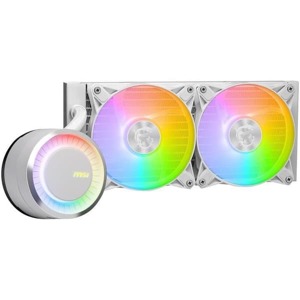 Refroidissement PC - MSI - 306-7ZW5E21-C24/306-7ZW5E24-C2 - MAG CORELIQUID E240 VIT WHITE
