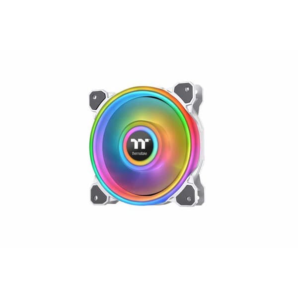 Thermaltake Riing Quad 12 RGB Kylarfläkt TT Premium Edition 3-pack - Vit/fodral Fläkt - CL-F100-PL12SW-A