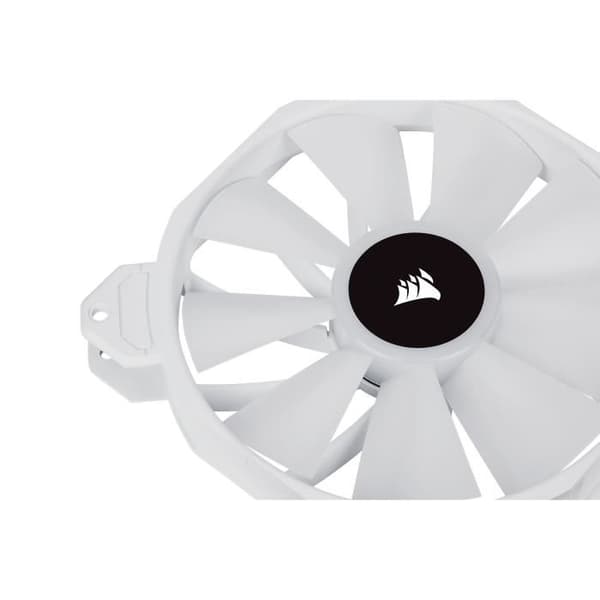 CORSAIR Fläkt SP-serien - Vit SP140 RGB ELITE - Diameter 140 mm - LED RGB - Fläkt med AirGuide - Dual Pack (CO-9050139-WW)