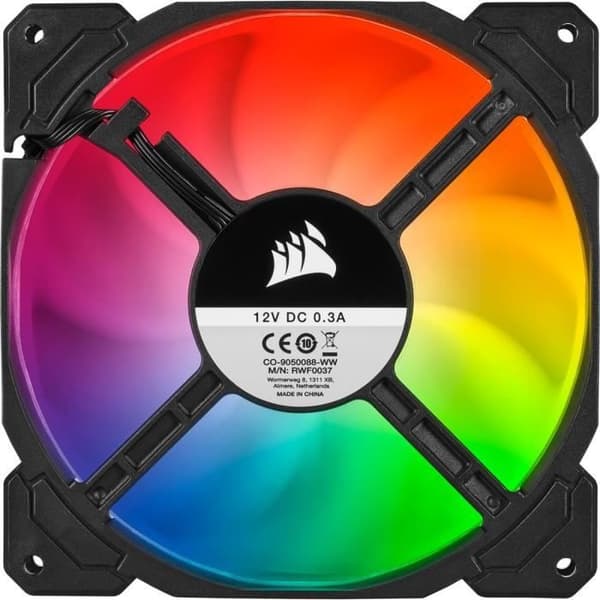 CORSAIR iCUE SP140 RGB PRO Fläkt - 140 mm diameter - RGB LED - Single Pack (CO-9050095-WW)