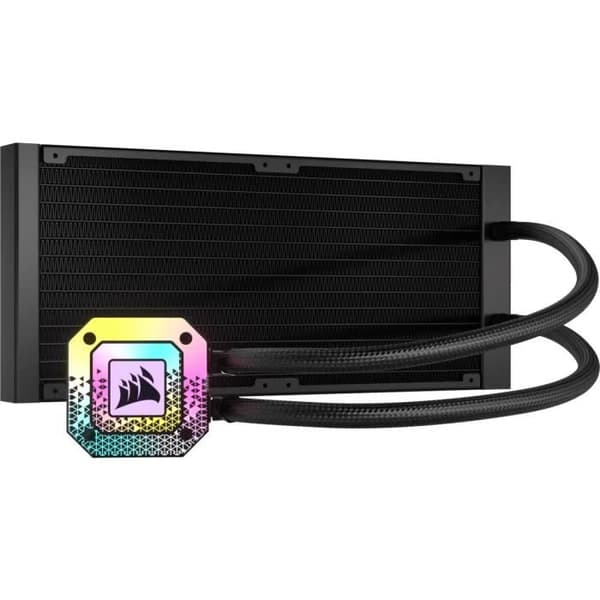 CORSAIR - H115i ELITE CAPELLIX XT - Allt-i-ett vattenkylningssats - 280 mm kylare - Svart - (CW-9060069-WW)