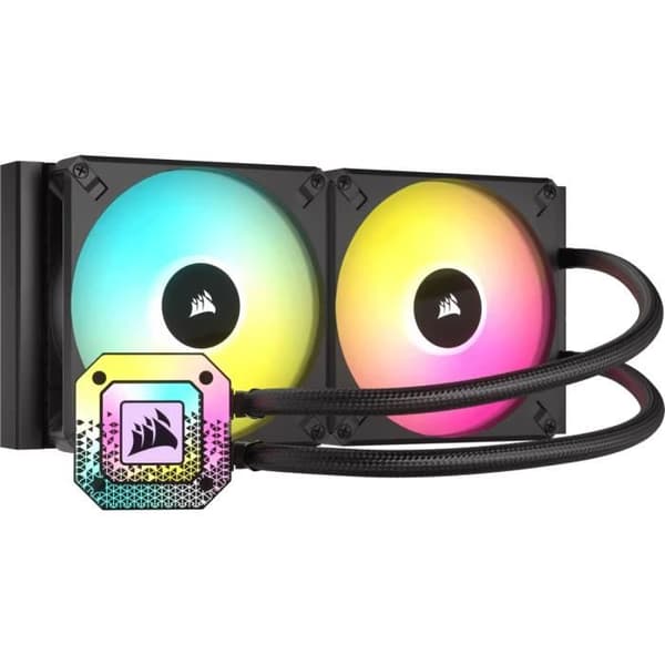 CORSAIR - H115i ELITE CAPELLIX XT - Allt-i-ett vattenkylningssats - 280 mm kylare - Svart - (CW-9060069-WW)