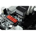 Miniatyrbild 3 av 4: Kylfläns kylare - ENERMAX - ESC001 - Tunt chipset för M2 2280 SSD med 4 silikon kylflänsar - Röd
