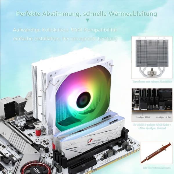 Kyla - ventilation - vattenkylning Thermalright - AX120 SE Vit-1700-d5