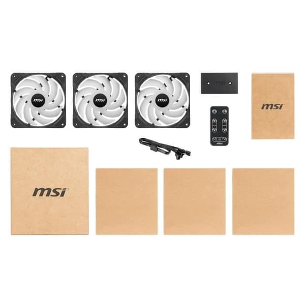 MSI Max F12A-3H - 3 x ARGB-fläktar + styrenhet