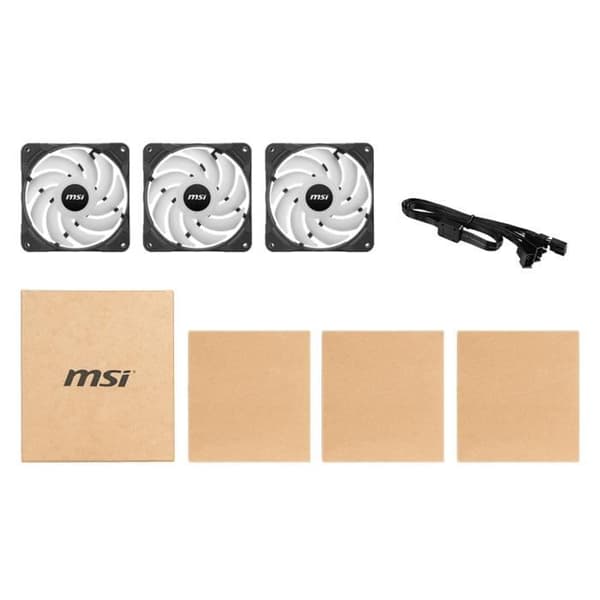 MSI Max F12A-3 - 3 x ARGB-fläktar