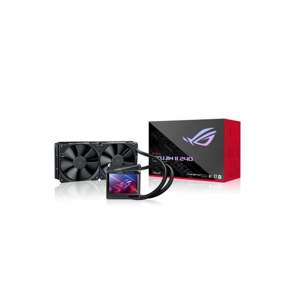 Vätskekylare - Asus - ROG Ryujin II 240 - LCD 3,5 tum - 120mm - 840 varv/min Svart