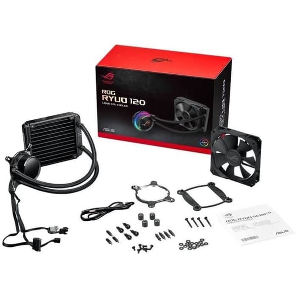 Vattenkylning - ASUS ROG - RYUO 120 - 1 fläkt - 37 dB - Kompatibel med LGA1150