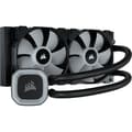 Miniatyrbild 1 av 6: Vattenkylning - CORSAIR - H100 RGB AIO - 240 mm kylare - Vätskekylning för processor