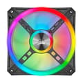 Miniatyrbild 3 av 6: CORSAIR iCUE QL120 RGB Fläkt - Diameter 120 mm - Fläktsats RGB + Lighting Node CORE (CO-9050098-WW)