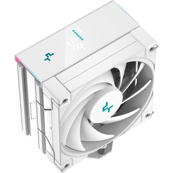 Ventilationskylare CPU - DEEPCOOL - AK400 Digital - Vit - 1x120mm - Digital skärm och ARGB