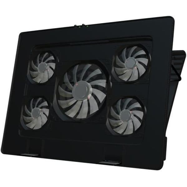 MARS GAMING MNBC2 Kylplatta för bärbar dator 17,3" 120mm-70mm Svart, Röd Svart