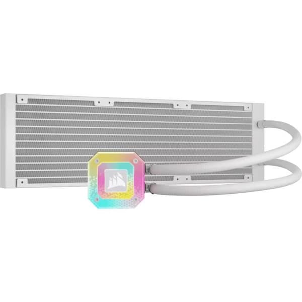 CORSAIR - H150i ELITE CAPELLIX XT - Allt-i-ett vattenkylningssats - 360 mm kylare - Vit - (CW-9060073-WW)