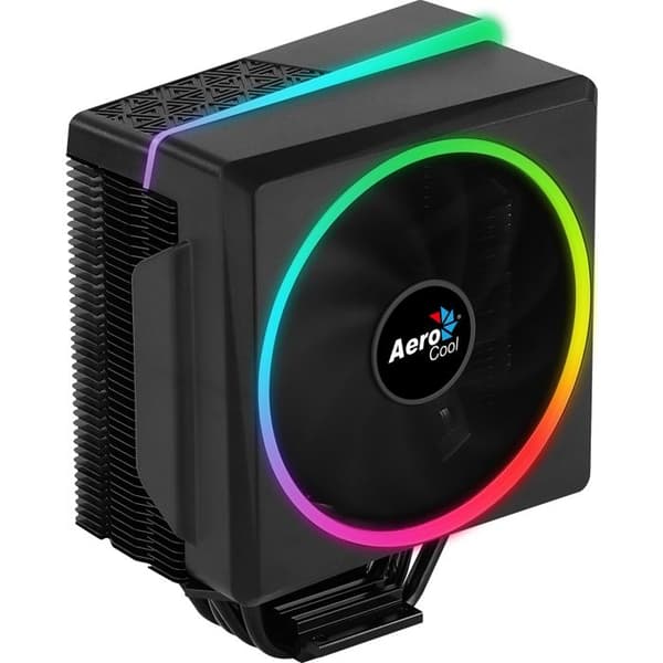 Kylare - AEROCOOL - Cylon 4 ARGB (svart) - LGA1700 kompatibel - 1x120 mm A-RGB fläkt