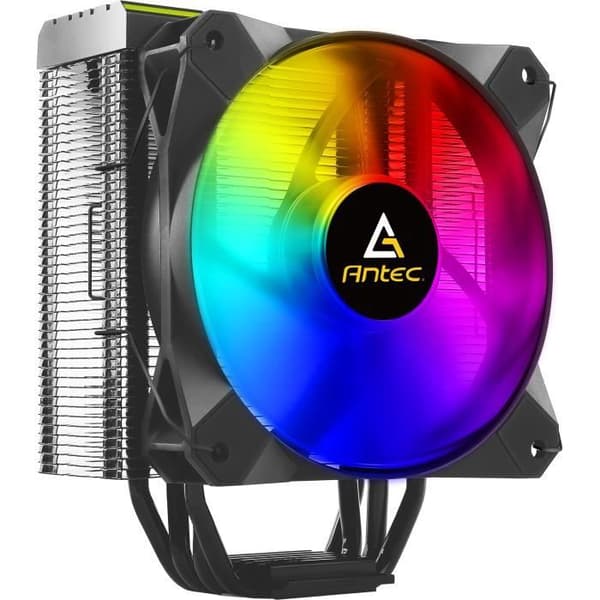Antec FrigusAir RGB processorkylare - svart - 12 cm