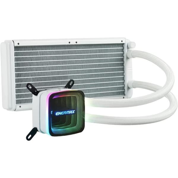 ENERMAX AQUAFUSION ADV 240MM ARGB WH ELC-AQFA240-SQA-W ENERMAX AQUAFUS