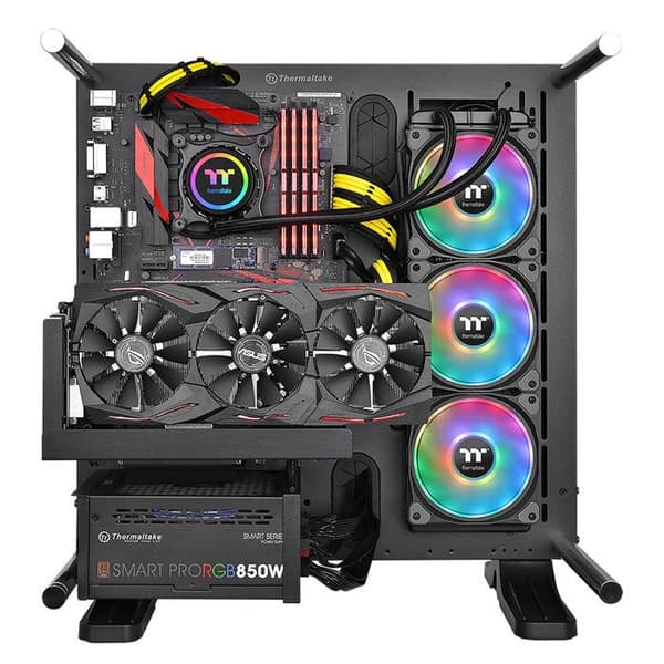 Thermaltake Floe Riing RGB 360 TT Premium Edition - Allt-i-ett CPU-vattenkylningssats med RGB-bakgrundsbelysning (