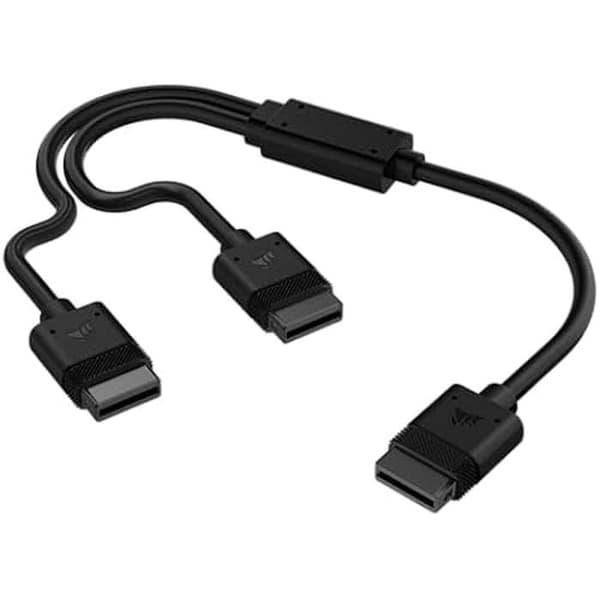 Y-kabel - CORSAIR - 600mm - Svart - Ansluter flera iCUE LINK-enheter