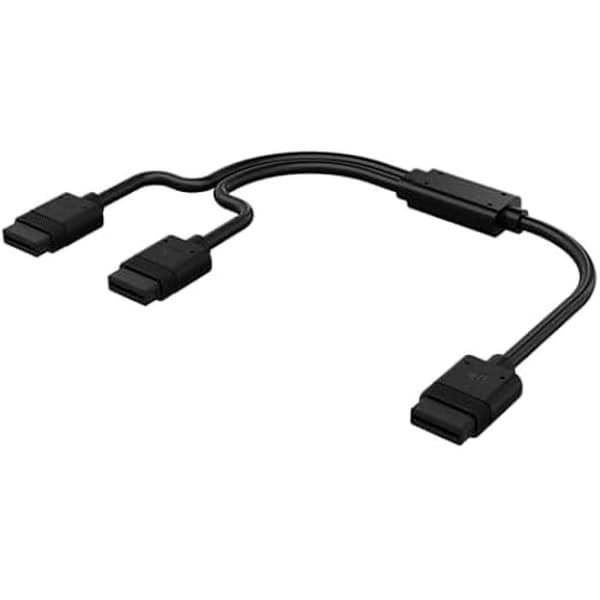 Y-kabel - CORSAIR - 600mm - Svart - Ansluter flera iCUE LINK-enheter