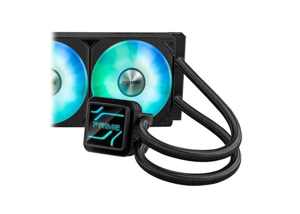 Vätskekylare - ASUS - Prime LC ARGB LCD - 2,3 tums LCD-skärm - Asetek-pump - ARGB-fläktar