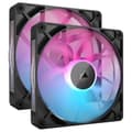 Miniatyrbild 3 av 3: Corsair iCUE LINK RX140 RGB Series PWM-fläkt - 2-pack - 140 mm svart