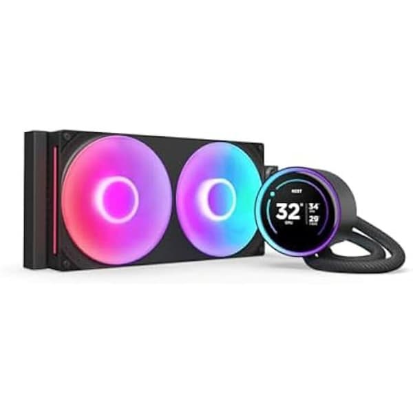 NZXT Kraken Elite 280 RGB - CPU AIO-vätskekylare - 280mm radiator - F280 RGB-fläkt - IPS LCD 2,72''