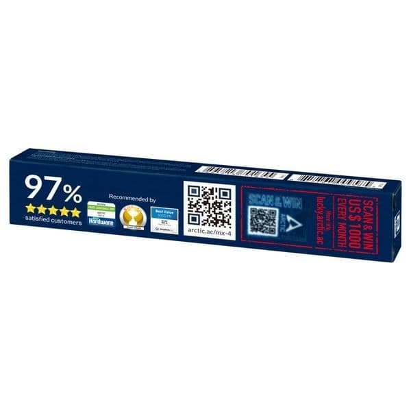 ARCTIC MX 4 4g med spatel - Högpresterande processor termisk pasta Blå