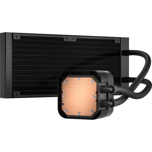 CORSAIR - H100i ELITE LCD XT - Allt-i-ett vattenkylningssats - 240 mm kylare - Svart - (CW-9060074-WW)