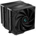 Miniatyrbild 1 av 5: DEEPCOOL AK620 Zero Dark CPU-kylare (svart) - 2x120 mm - Intel LGA 1700/1200/115x/20xx kompatibel - AMD AM5/AM4