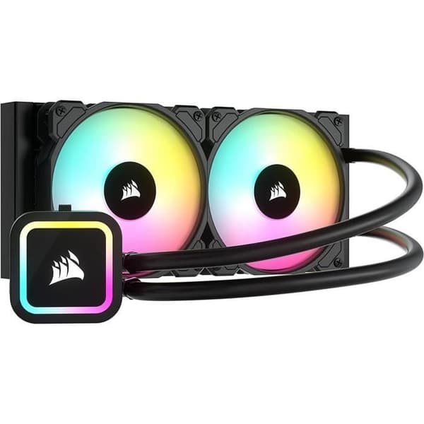 CORSAIR - H100x ELITE - Allt-i-ett vattenkylningssats - 240 mm kylare - Svart - (CW-9060065-WW2)