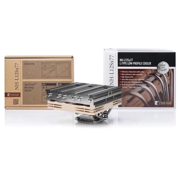 Ventilationskylare CPU - Noctua - NH-L12Sx77 - 120 mm - 77 mm - Sex värmerör