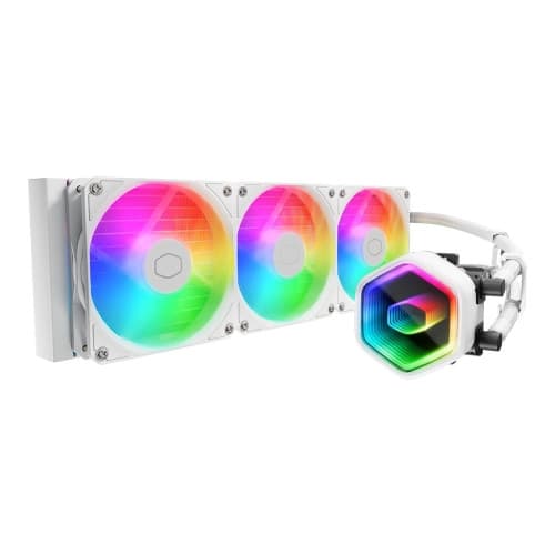 Cooler Master MasterLiquid 360 Core II - kylsystem med vätska till processorn Vit