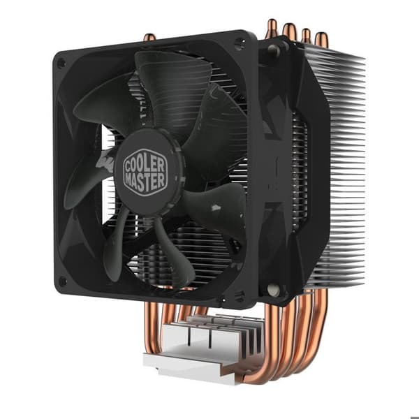 Processorfläkt - COOLER MASTER - Hyper H412R - 92 mm - 4 värmerör - Ingen LED