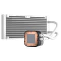 Miniatyrbild 3 av 5: CORSAIR - iCUE H100i RGB ELITE - Flytande processorkylare - 2 120mm AF ELITE PWM-fläktar - Vit -