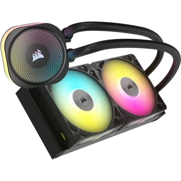 Vesijäähdytys - CORSAIR - iCUE LINK TITAN 240 RX - RGB - Musta