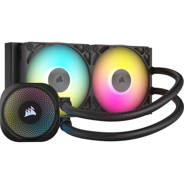 Vesijäähdytys - CORSAIR - iCUE LINK TITAN 240 RX - RGB - Musta musta