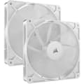 Pikkukuva 1 / 5: CORSAIR RS140 140 mm PWM -tuuletin, 2 kpl - Valkoinen