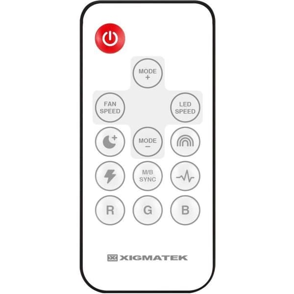 XIGMATEK - Starlink Ultra Arctic (Hvid) - Pakke med 3 PC-blæsere - 3x120mm ARGB - 800-2000 RPM - <29.2 dBA - 68.5 CFM - Hub inkluderet